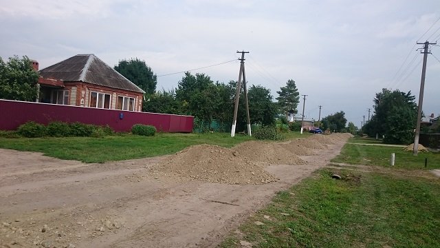 Ремонт гравийного покрытия автомобильной дороги по ул. Первомайской